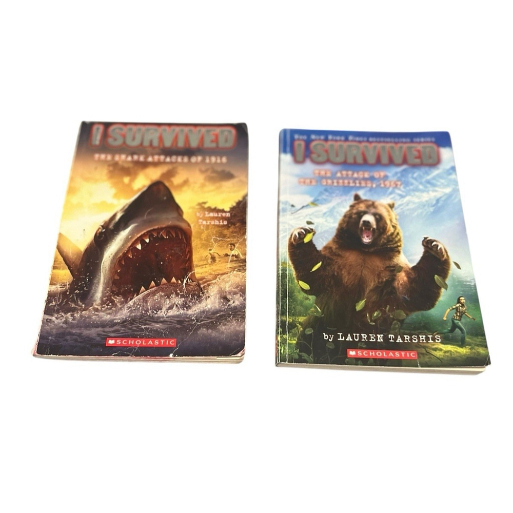 I Survived Book Set Attack Of The Grizzlies Shark Attack